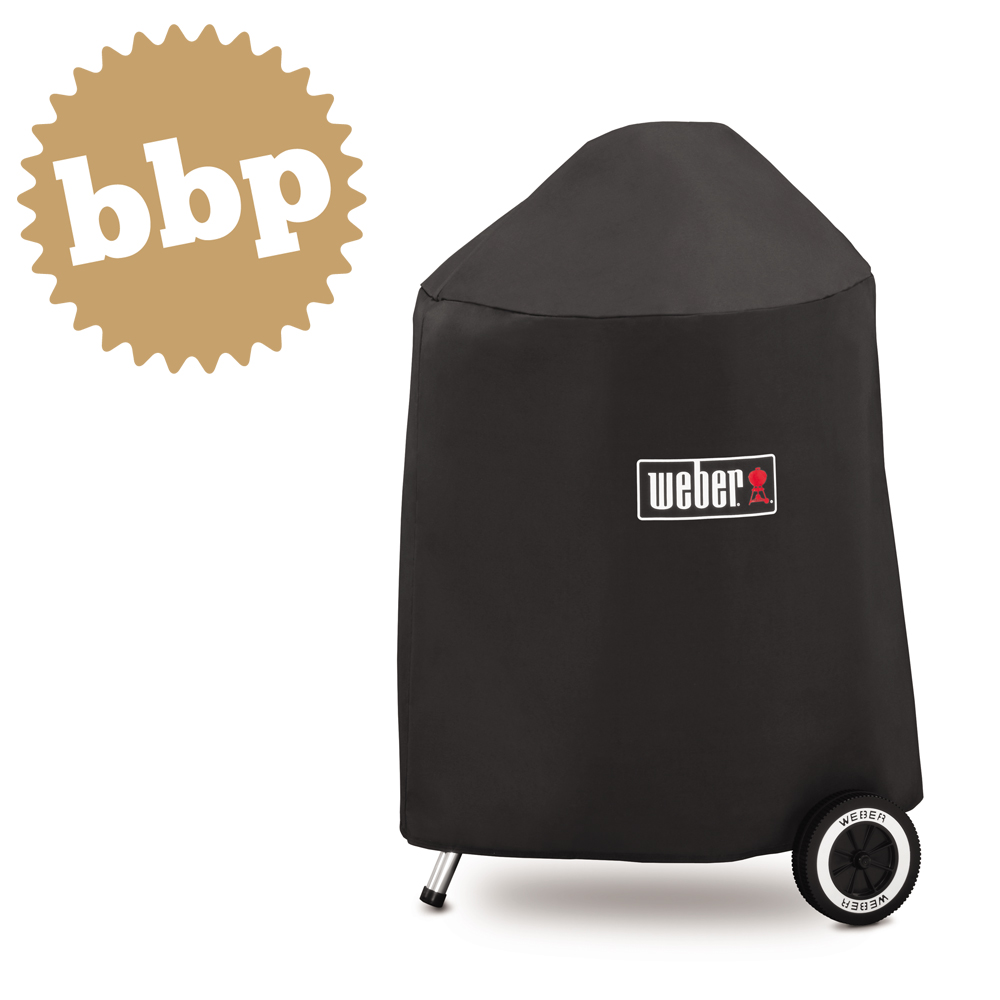 Funda de vinilo deluxe para barbacoas Weber de carbón 47 cm diámetro. 